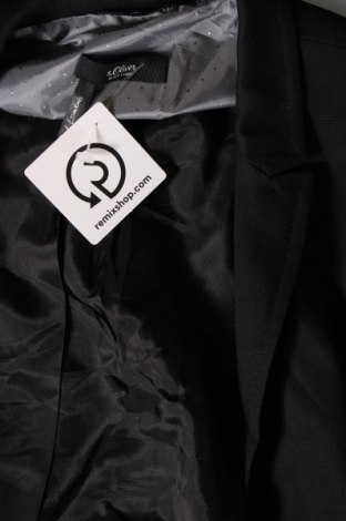 Γυναικείο σακάκι S.Oliver Black Label, Μέγεθος L, Χρώμα Μαύρο, Τιμή 37,75 €