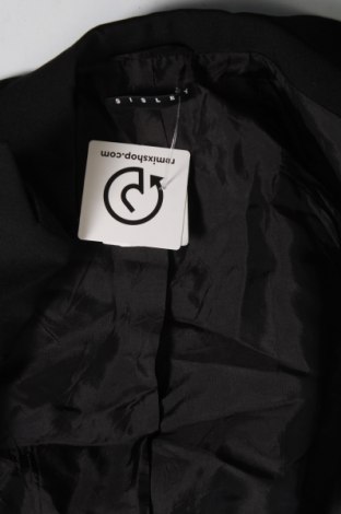 Γυναικείο σακάκι Sisley, Μέγεθος XS, Χρώμα Μαύρο, Τιμή 23,63 €