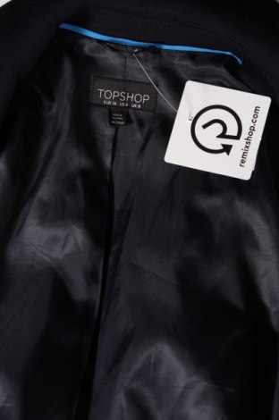 Γυναικείο σακάκι Topshop, Μέγεθος S, Χρώμα Μπλέ, Τιμή 26,87 €
