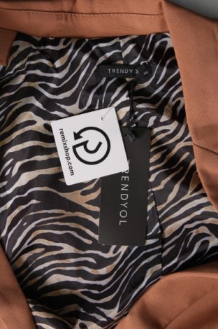 Γυναικείο σακάκι Trendyol, Μέγεθος M, Χρώμα Καφέ, Τιμή 10,59 €
