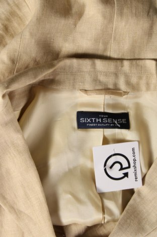 Γυναικείο σακάκι Your Sixth Sense, Μέγεθος M, Χρώμα  Μπέζ, Τιμή 10,89 €