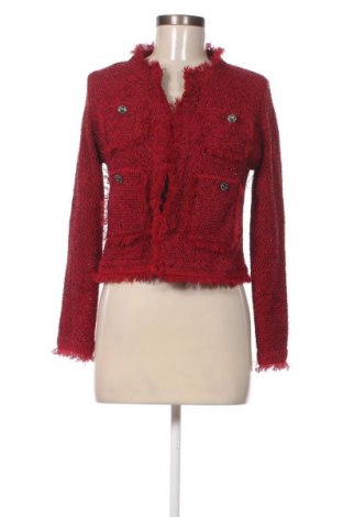 Дамско сако Zara, Размер S, Цвят Червен, Цена 99,50 лв.