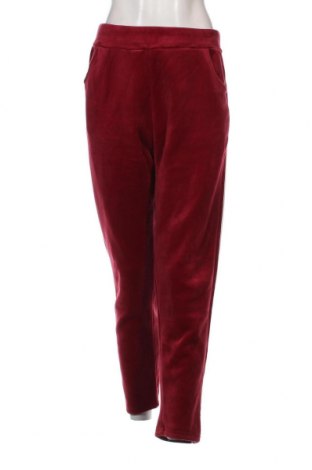 Γυναικείο αθλητικό παντελόνι, Μέγεθος XL, Χρώμα Κόκκινο, Τιμή 7,18 €