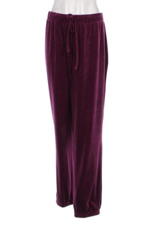 Γυναικείο αθλητικό παντελόνι Boohoo, Μέγεθος XL, Χρώμα Βιολετί, Τιμή 13,51 €