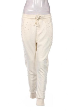 Pantaloni trening de femei Mango, Mărime XL, Culoare Ecru, Preț 94,90 Lei
