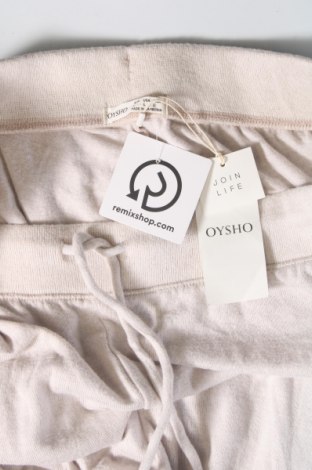 Damen Sporthose Oysho, Größe L, Farbe Beige, Preis € 15,98