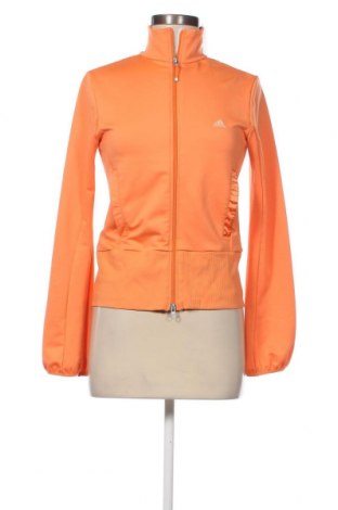 Дамско спортно горнище Adidas, Размер M, Цвят Оранжев, Цена 51,20 лв.