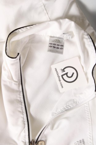 Γυναικεία αθλητική ζακέτα Adidas, Μέγεθος XL, Χρώμα Λευκό, Τιμή 29,69 €