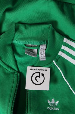 Дамско спортно горнище Adidas Originals, Размер XS, Цвят Зелен, Цена 108,00 лв.