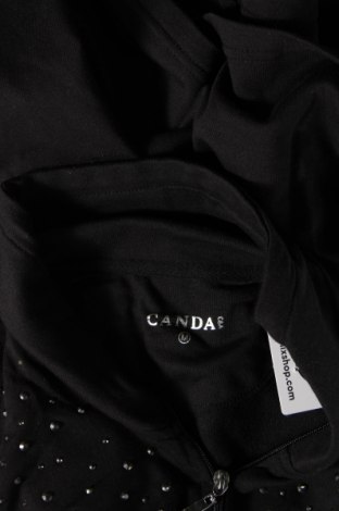 Γυναικεία αθλητική ζακέτα Canda, Μέγεθος M, Χρώμα Μαύρο, Τιμή 13,02 €