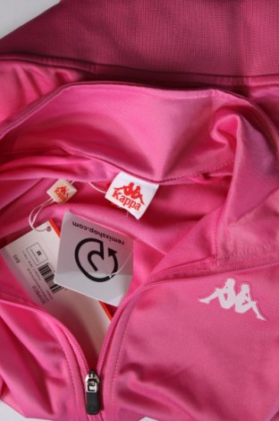 Дамско спортно горнище Kappa, Размер M, Цвят Розов, Цена 34,65 лв.