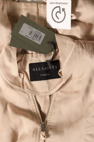 Γυναικείο μπουφάν AllSaints, Μέγεθος XS, Χρώμα  Μπέζ, Τιμή 77,03 €