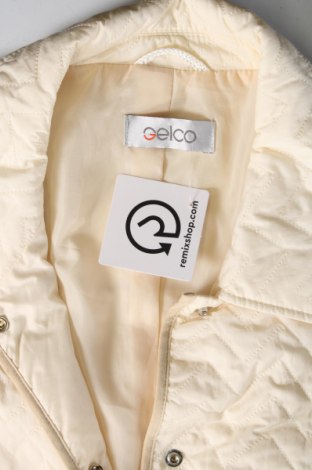 Γυναικείο μπουφάν Gelco, Μέγεθος L, Χρώμα Εκρού, Τιμή 15,14 €