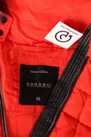 Dámska bunda  Koroshi, Veľkosť XL, Farba Červená, Cena  25,89 €