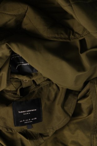 Дамско яке Zara, Размер S, Цвят Зелен, Цена 21,32 лв.