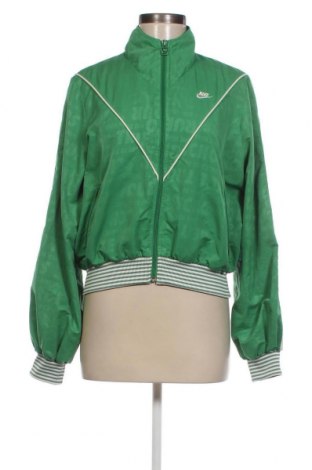 Дамско яке Nike, Размер M, Цвят Зелен, Цена 72,60 лв.