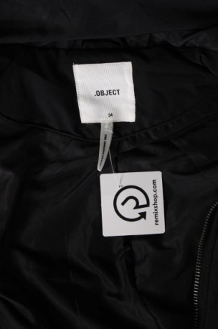 Γυναικείο μπουφάν Object, Μέγεθος XS, Χρώμα Μαύρο, Τιμή 35,46 €