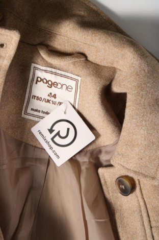 Γυναικείο μπουφάν Page One, Μέγεθος XL, Χρώμα  Μπέζ, Τιμή 10,99 €