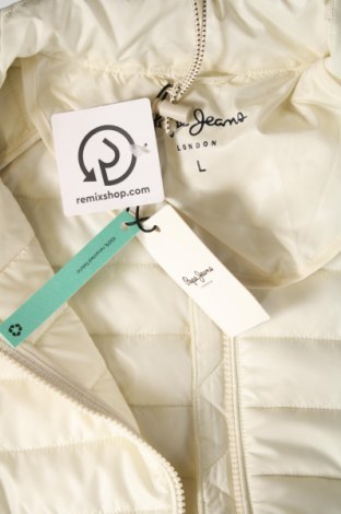 Γυναικείο μπουφάν Pepe Jeans, Μέγεθος L, Χρώμα Λευκό, Τιμή 56,51 €