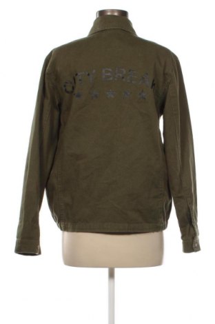 Γυναικείο μπουφάν Pull&Bear, Μέγεθος S, Χρώμα Πράσινο, Τιμή 10,39 €