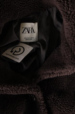 Дамско яке Zara, Размер M, Цвят Кафяв, Цена 22,96 лв.