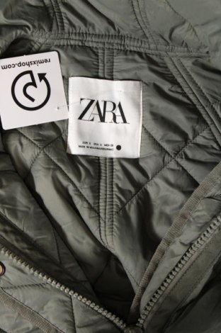 Dámska bunda  Zara, Veľkosť S, Farba Zelená, Cena  37,34 €