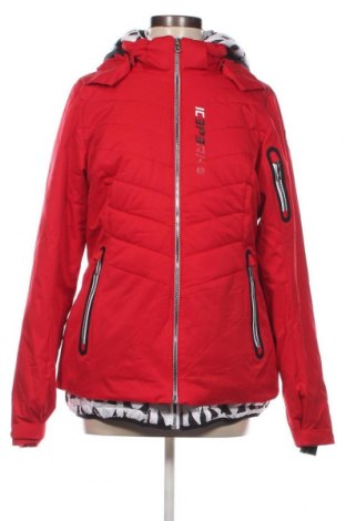 Dámska bunda pre zimné športy  Icepeak, Veľkosť L, Farba Červená, Cena  82,42 €