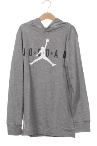 Детски суичър Air Jordan Nike, Размер 12-13y/ 158-164 см, Цвят Сив, Цена 67,20 лв.