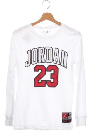 Bluză pentru copii Air Jordan Nike, Mărime 12-13y/ 158-164 cm, Culoare Alb, Preț 174,74 Lei
