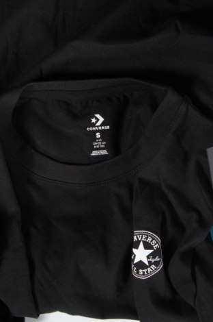 Kinder Shirt Converse, Größe 7-8y/ 128-134 cm, Farbe Schwarz, Preis € 21,03