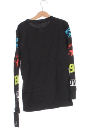 Kinder Shirt Converse, Größe 7-8y/ 128-134 cm, Farbe Schwarz, Preis 21,03 €