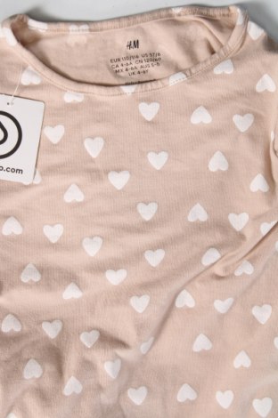 Детска блуза H&M, Размер 4-5y/ 110-116 см, Цвят Бежов, Цена 6,84 лв.