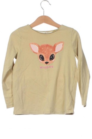 Kinder Shirt H&M, Größe 4-5y/ 110-116 cm, Farbe Beige, Preis 3,68 €