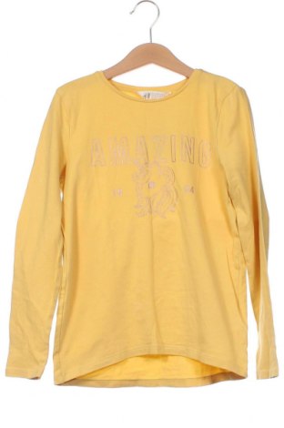 Детска блуза H&M, Размер 8-9y/ 134-140 см, Цвят Жълт, Цена 7,83 лв.