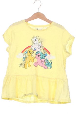 Kinder Shirt H&M, Größe 8-9y/ 134-140 cm, Farbe Gelb, Preis 3,60 €