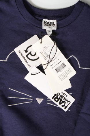 Παιδική μπλούζα Karl Lagerfeld, Μέγεθος 4-5y/ 110-116 εκ., Χρώμα Μπλέ, Τιμή 49,68 €
