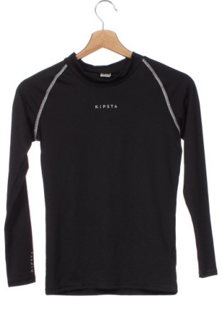 Детска блуза Kipsta, Размер 11-12y/ 152-158 см, Цвят Черен, Цена 7,36 лв.