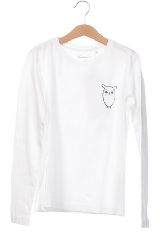 Детска блуза Knowledge Cotton Apparel, Размер 8-9y/ 134-140 см, Цвят Бял, Цена 30,72 лв.