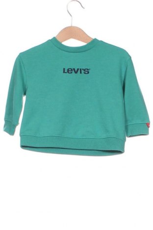 Детска блуза Levi's, Размер 6-9m/ 68-74 см, Цвят Зелен, Цена 38,76 лв.