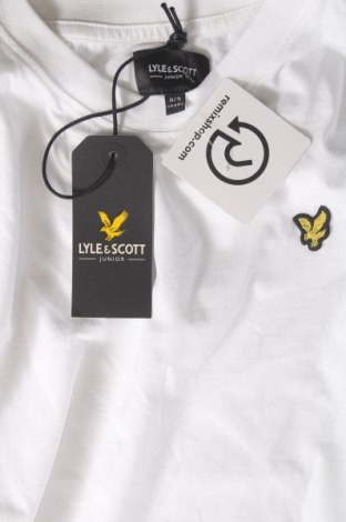 Kinder Shirt Lyle & Scott, Größe 8-9y/ 134-140 cm, Farbe Weiß, Preis € 15,84