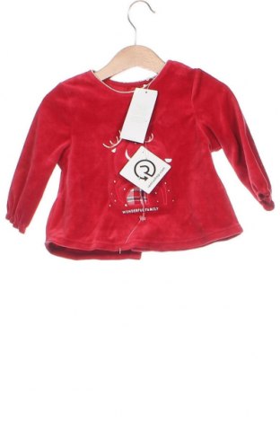 Детска блуза Obaibi, Размер 9-12m/ 74-80 см, Цвят Червен, Цена 10,62 лв.