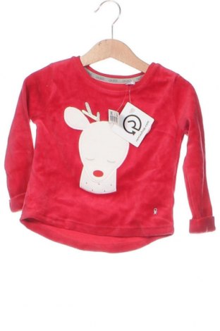 Детска блуза Okaidi, Размер 12-18m/ 80-86 см, Цвят Червен, Цена 10,62 лв.