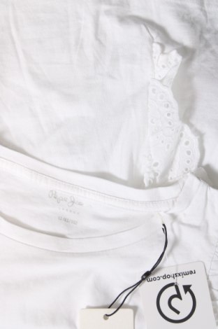 Детска блуза Pepe Jeans, Размер 11-12y/ 152-158 см, Цвят Бял, Цена 38,76 лв.