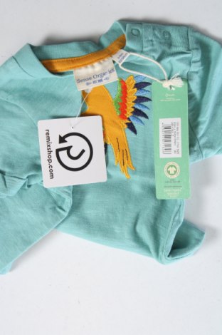 Детска блуза Sense Organics, Размер 3-6m/ 62-68 см, Цвят Син, Цена 11,75 лв.