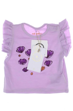 Kinder Shirt Soft Gallery, Größe 2-3m/ 56-62 cm, Farbe Lila, Preis 5,26 €