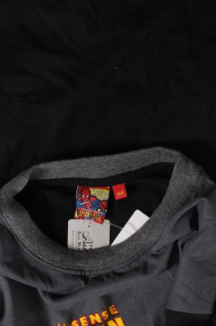 Детска блуза Spiderman, Размер 12-13y/ 158-164 см, Цвят Черен, Цена 7,38 лв.