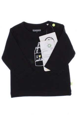 Kinder Shirt Staccato, Größe 0-1m/ 50 cm, Farbe Schwarz, Preis 3,94 €
