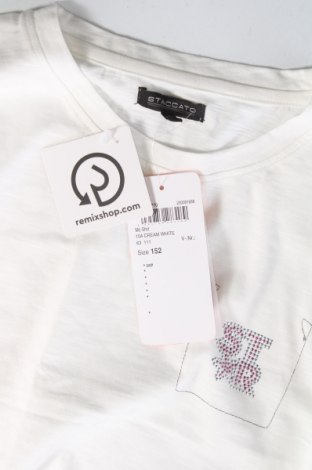 Детска блуза Staccato, Размер 10-11y/ 146-152 см, Цвят Бял, Цена 12,22 лв.