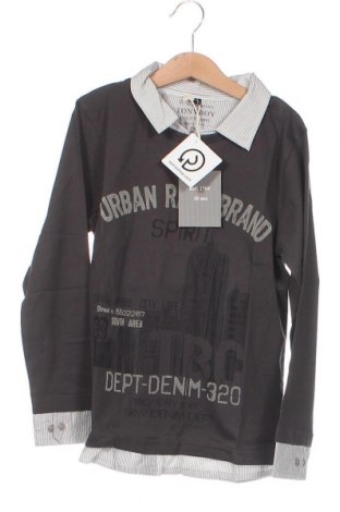 Kinder Shirt Tony Boy, Größe 10-11y/ 146-152 cm, Farbe Grau, Preis 6,50 €