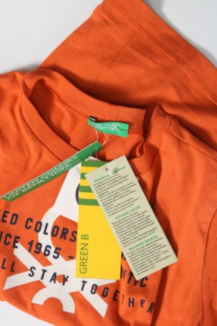 Bluză pentru copii United Colors Of Benetton, Mărime 6-7y/ 122-128 cm, Culoare Portocaliu, Preț 60,39 Lei